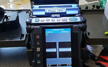 LWL-Installation bei Elektro Schumacher GmbH in Bayreuth
